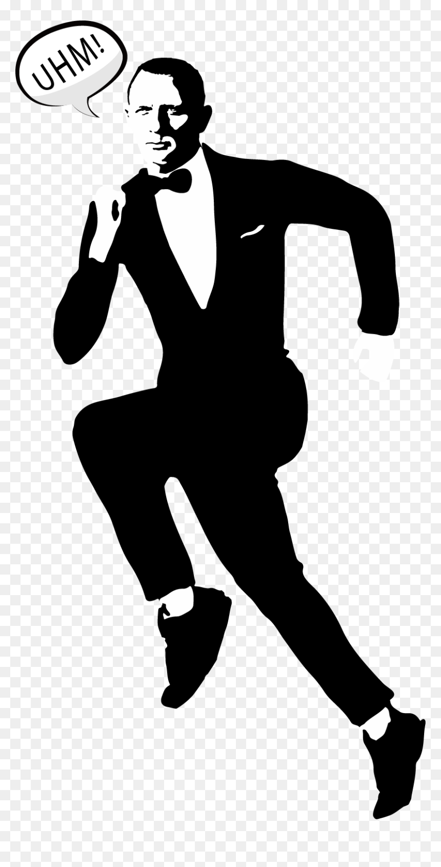 Illustration, HD Png Download - james bond silhouette png