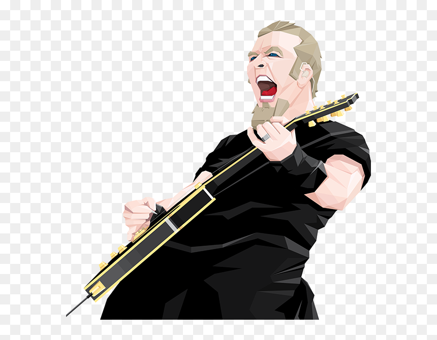 Transparent Metallica Png - Metallica James Hetfield Png, Png Download - james bond silhouette png