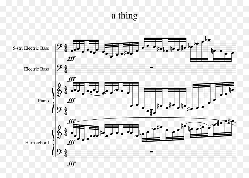 Sheet Music, HD Png Download - gucci gang png