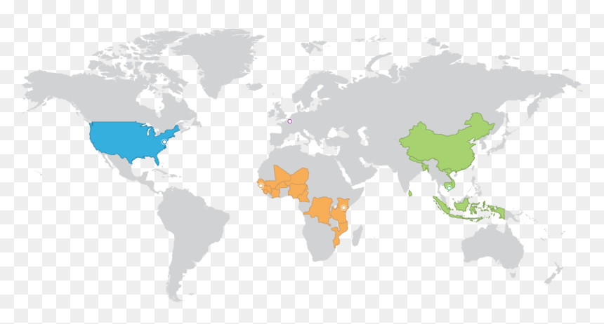Transparent Helen Keller Png - Transparent World Map Gif, Png Download - mapamundi vector png