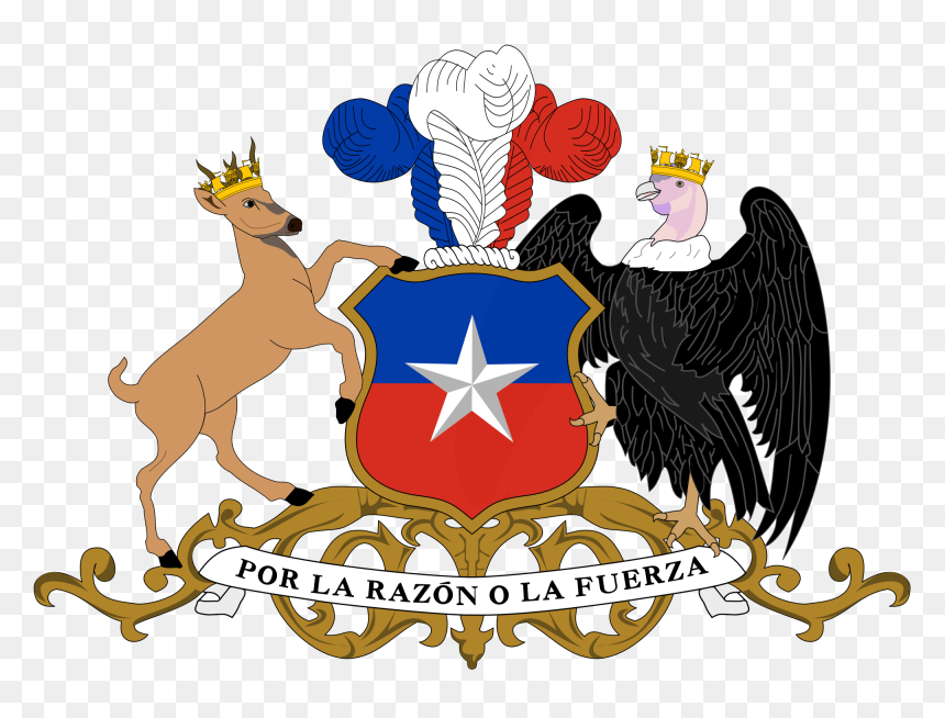 Constructed Worlds - Chile Coat Of Arms, HD Png Download - escudo nacional mexicano png