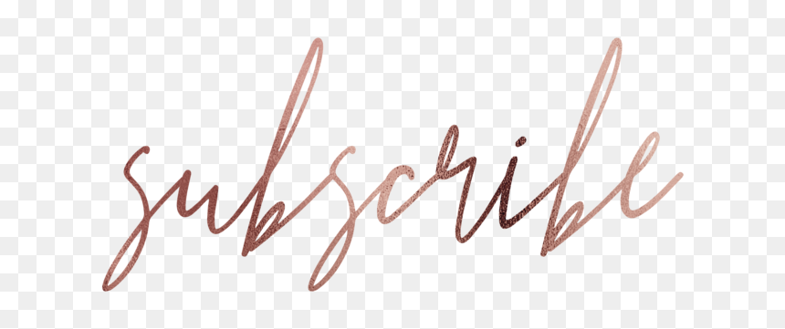 Calligraphy, HD Png Download - subscribe png