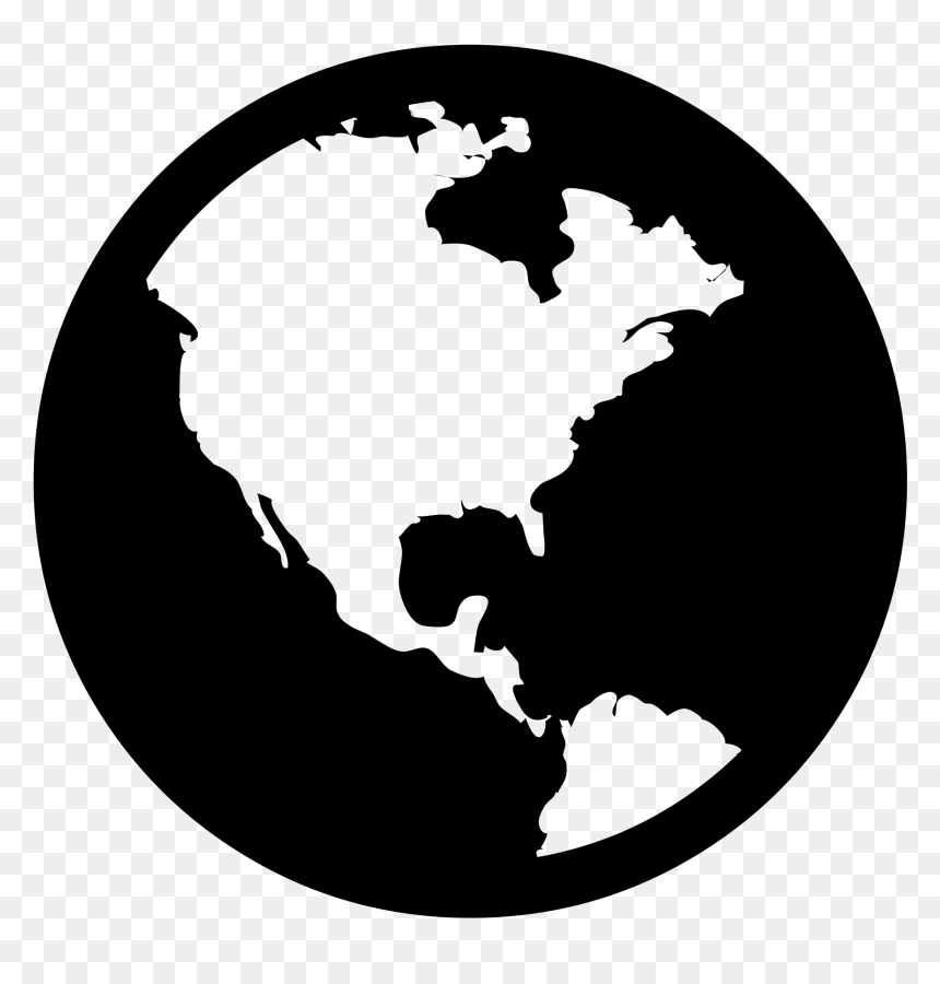 World Icon Font Awesome, HD Png Download - globe png