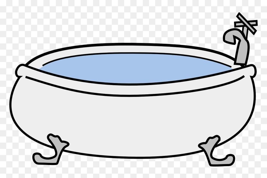 Bathtub Clipart, HD Png Download - bubbles png
