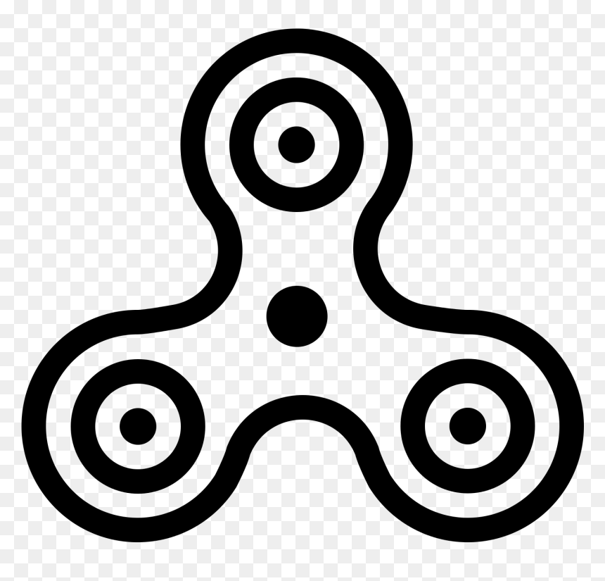 Desenho De Um Spinner, HD Png Download - fidget spinner png