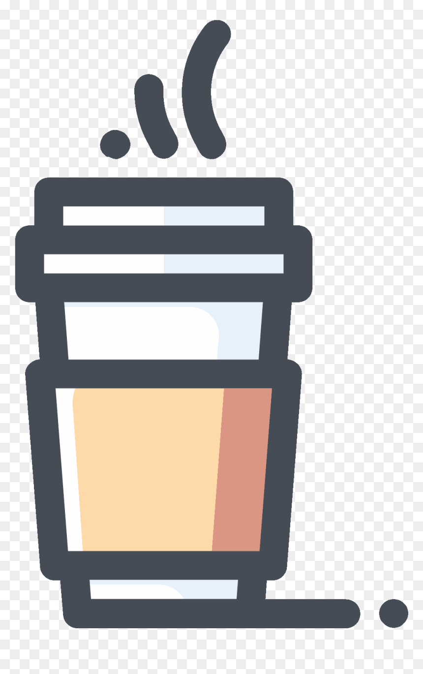 Free Donuts And Coffee, HD Png Download - coffee png