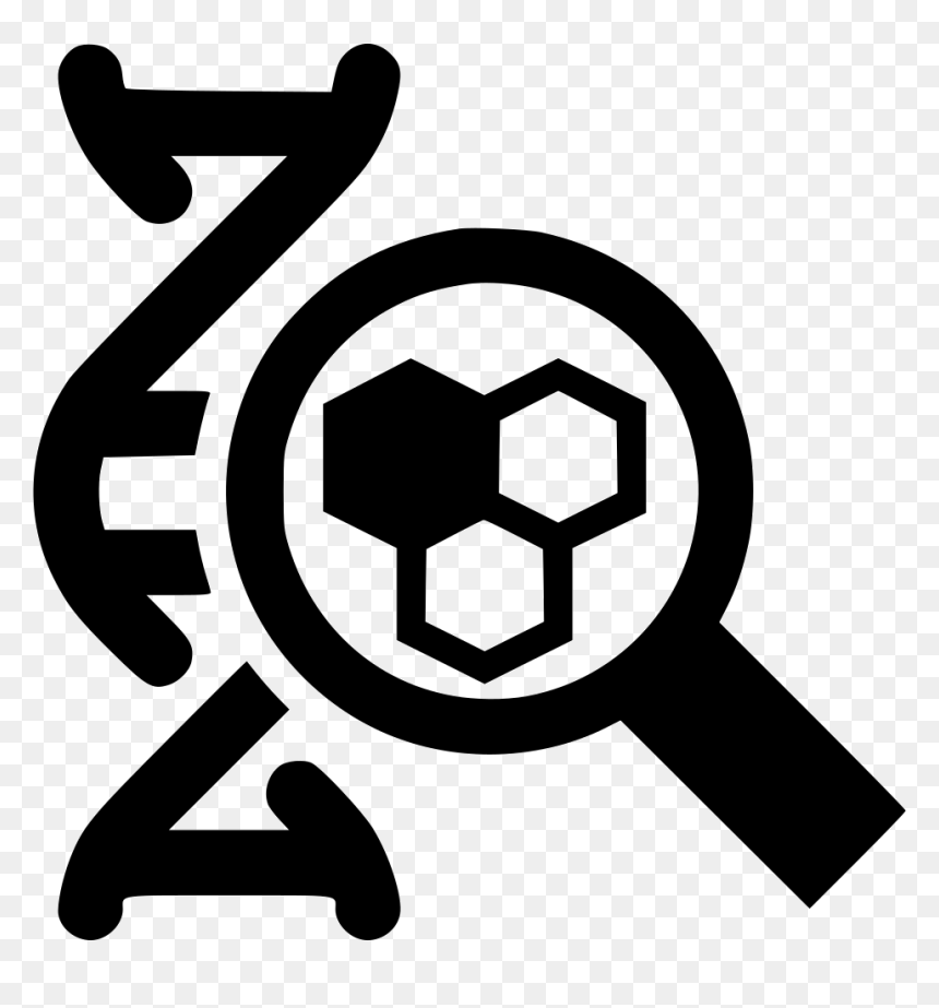 Dna Molecule Dna Icon Png, Transparent Png - magnifying glass png