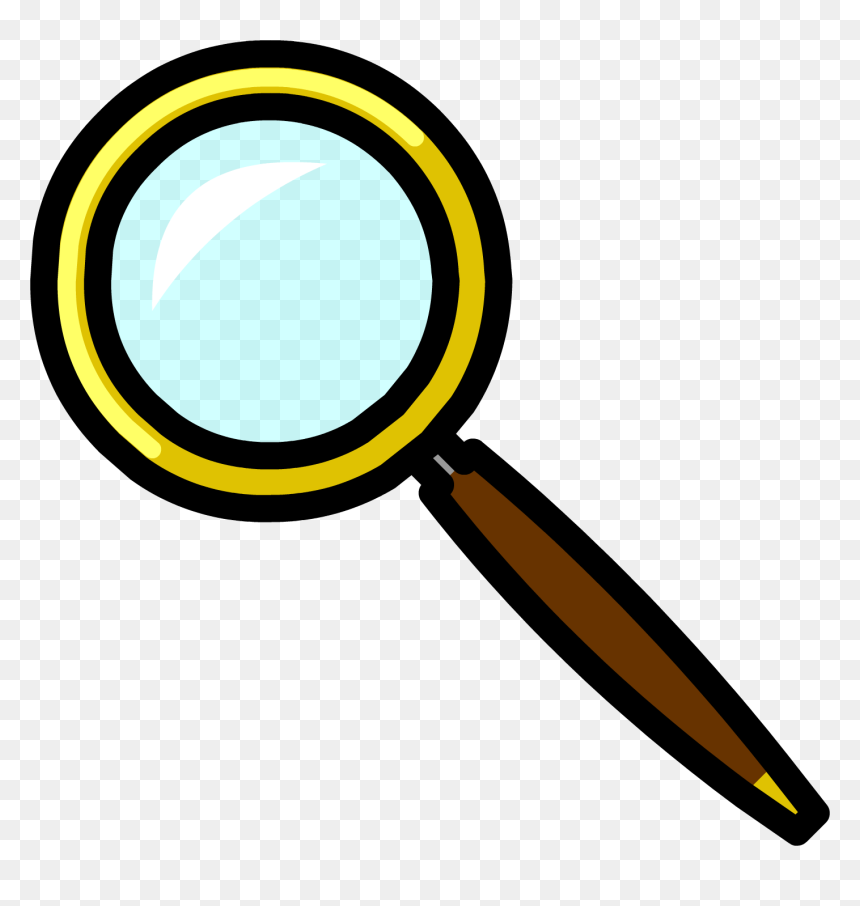 Club Penguin Magnifying Glass, HD Png Download - magnifying glass png
