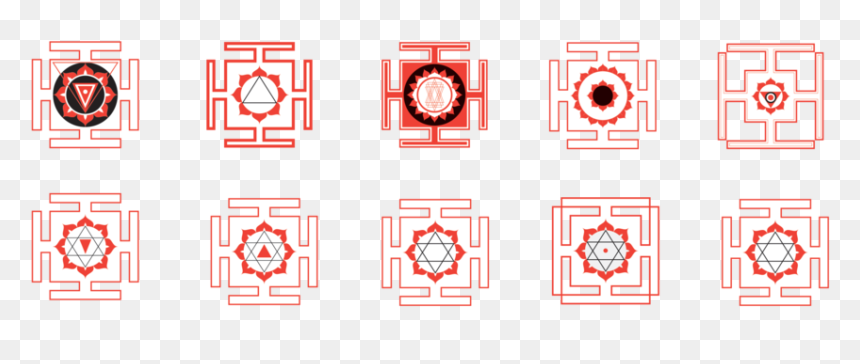 The Adroitly Designed System Of The Yantra Serves As, HD Png Download - sri yantra png