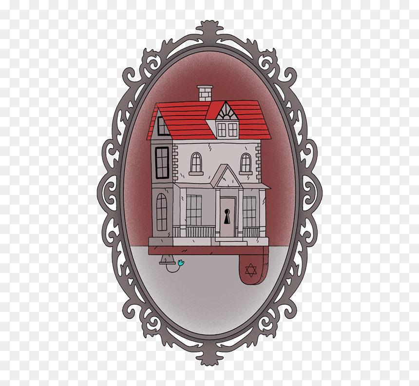 Frame 09 - Castle, HD Png Download - books drawing png