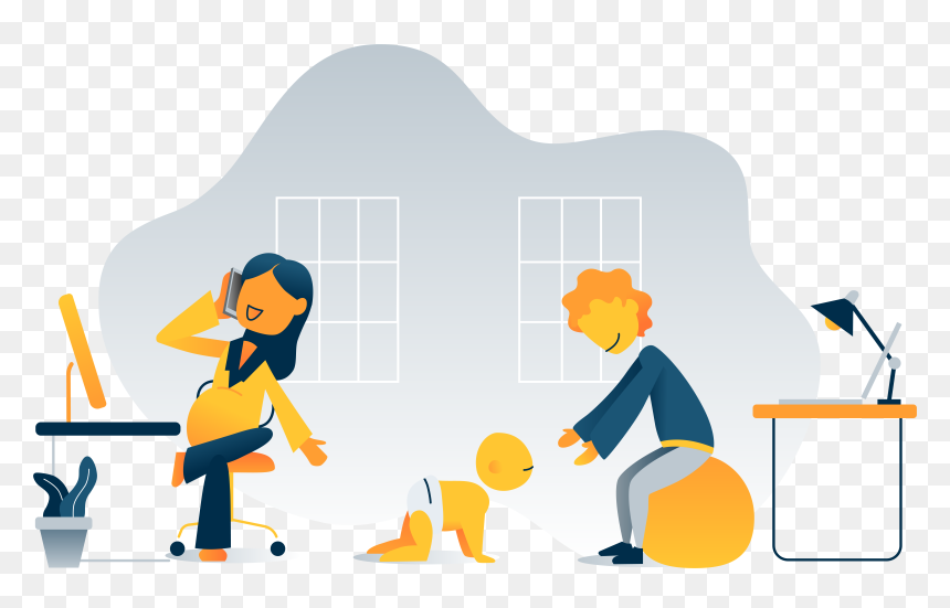 Making Parental Leave Transitions Easier, HD Png Download - parents clipart png