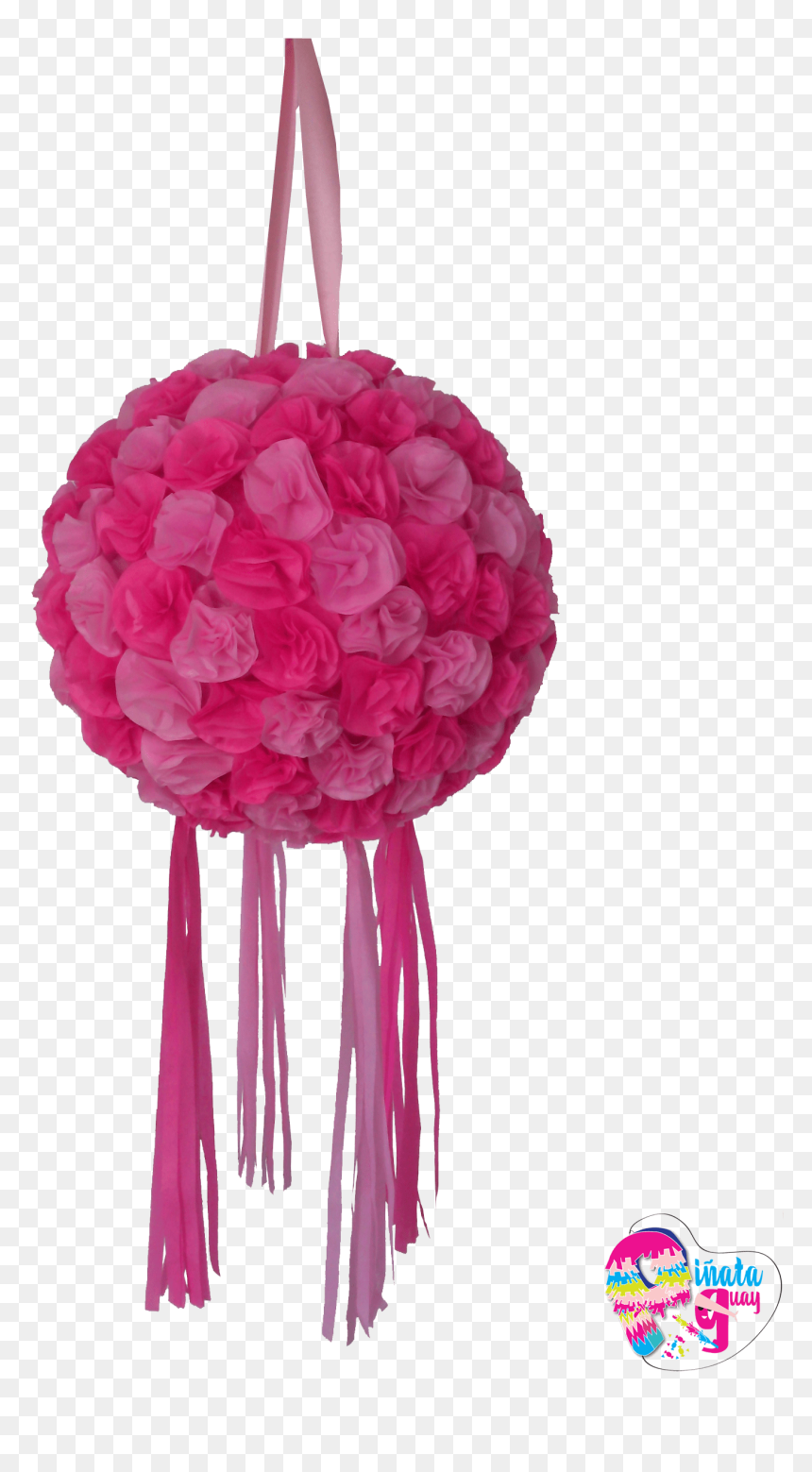 Piñatas De Esferas Navideñas, HD Png Download - confeti y serpentinas png