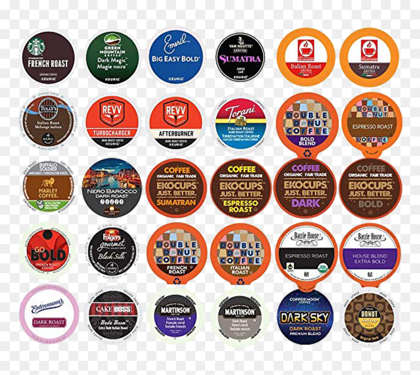 Bold Coffee Variety Sampler Pack For Keurig K-cup Brewers, - Social Media Icon Png Wood, Transparent Png - afterburner png