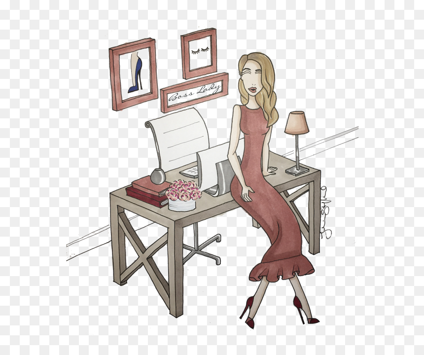 Glam Meets Girl - Writing Desk, HD Png Download - head and shoulders png