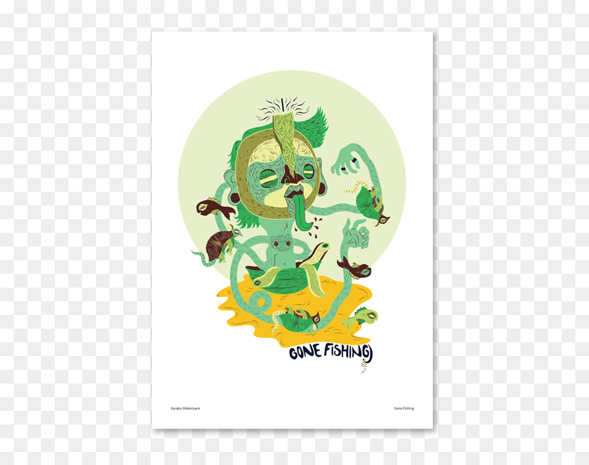 Cartoon, HD Png Download - gone fishing png