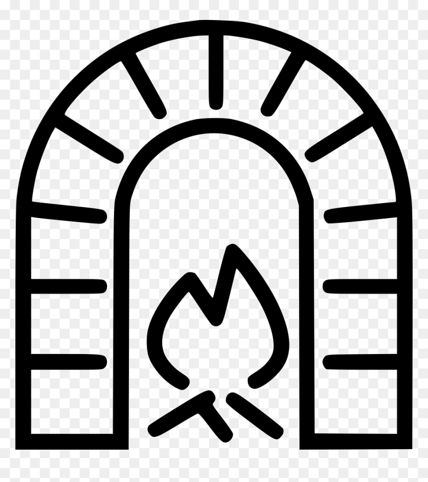 Fireplace - Black Dog Salvage Logo, HD Png Download - fire place png