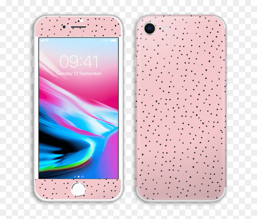 Small Dots On Pink Skin Iphone - Iphone 8, HD Png Download - small dots png