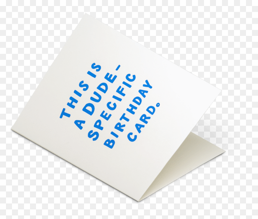 This Is A Dude Specific Birthday Card - Paper, HD Png Download - dude perfect png