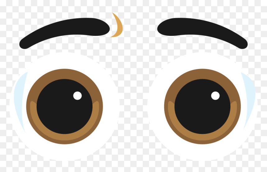 Circle, HD Png Download - shocked eyes png