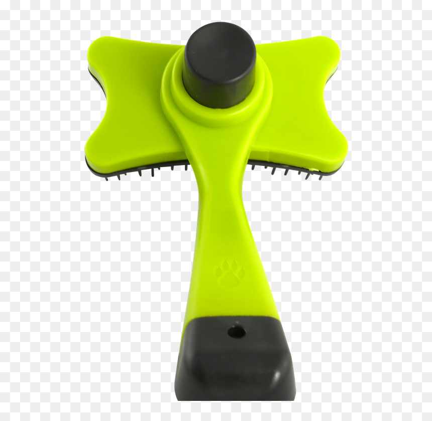 Dog & Cat Hair Brush With Push To Remove Fur Feature - Cross, HD Png Download - cross brush png
