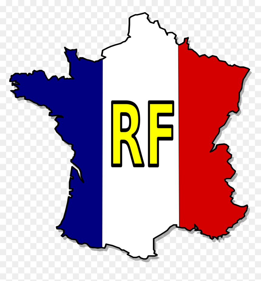 France Flag Map Clipart, HD Png Download - drapeau france png