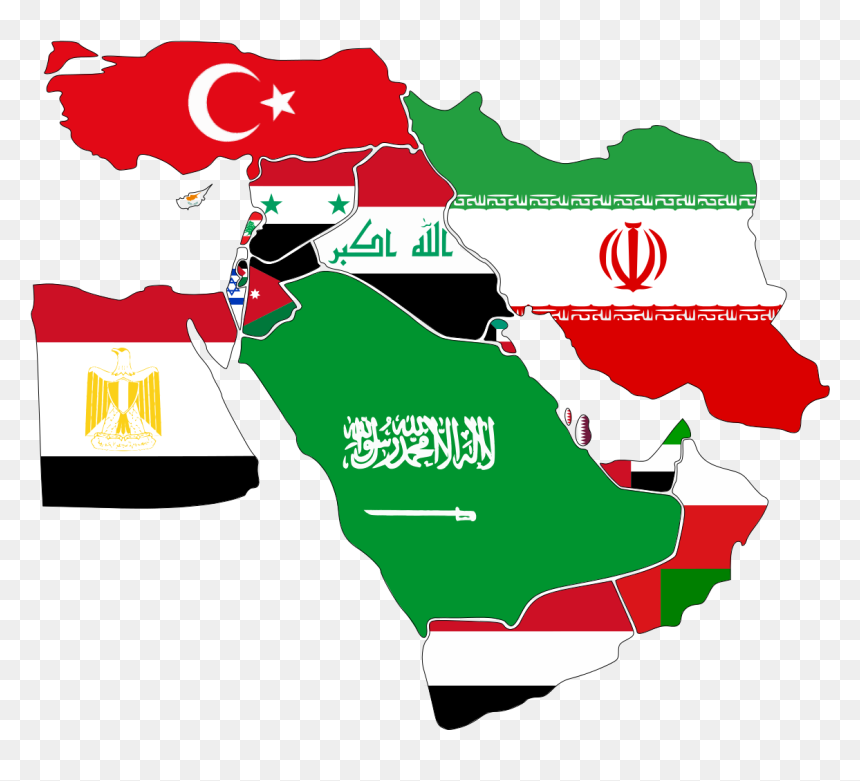 Countries Are In The Middle East, HD Png Download - drapeau france png