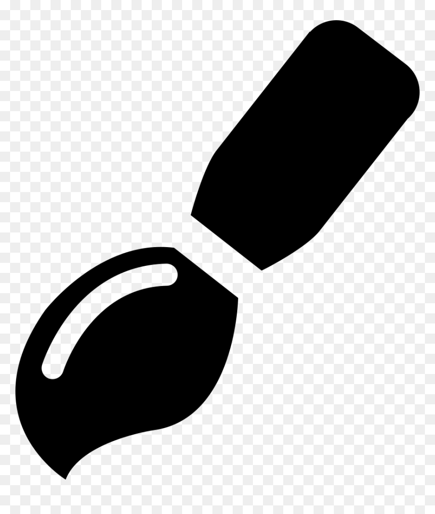 Paint Brush, HD Png Download - white brush png