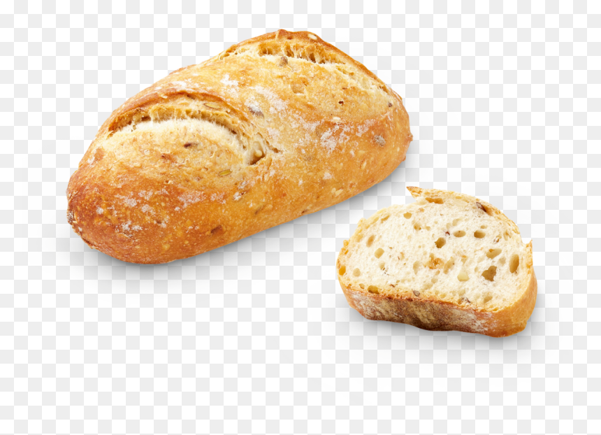 Transparent Spring Roll Clipart - Sourdough, HD Png Download - bread roll png