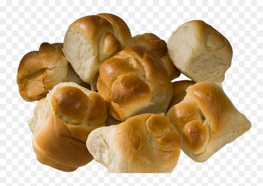 Garlic Knot, HD Png Download - bread roll png