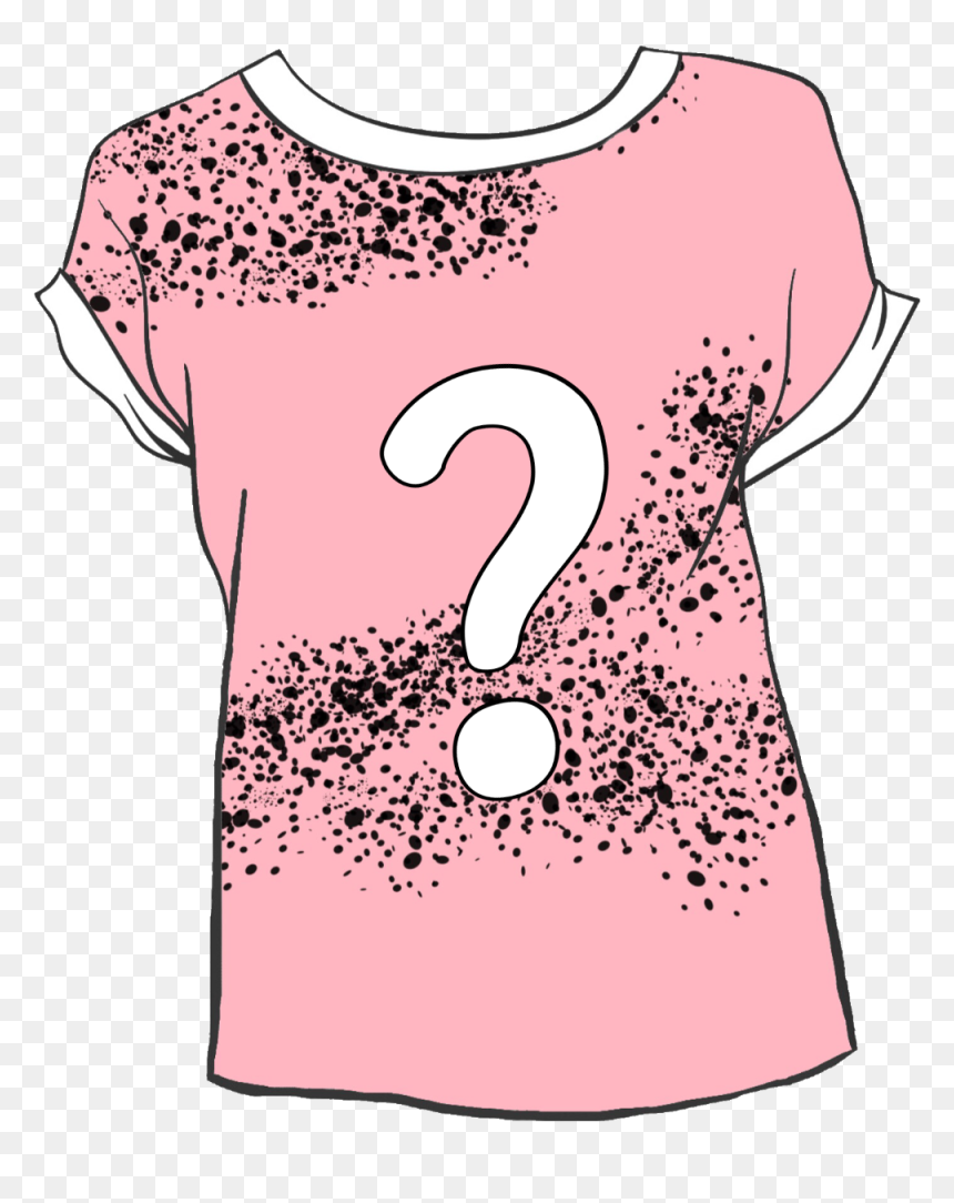 #pink #tshirt #clothes #questionmark #freetoedit - Active Shirt, HD Png Download - pink question mark png
