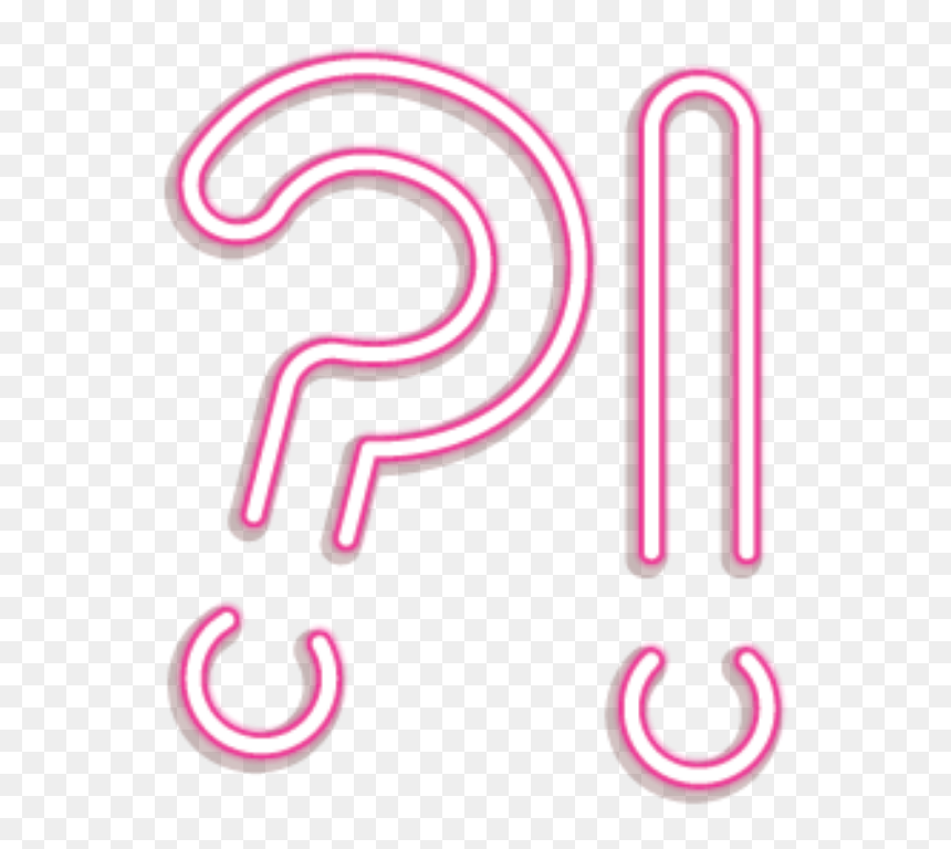 #questionmark, HD Png Download - pink question mark png