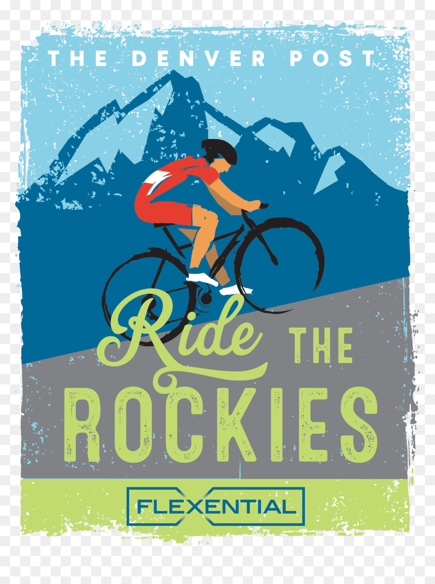 Ride The Rockies 2019, HD Png Download - people bike png