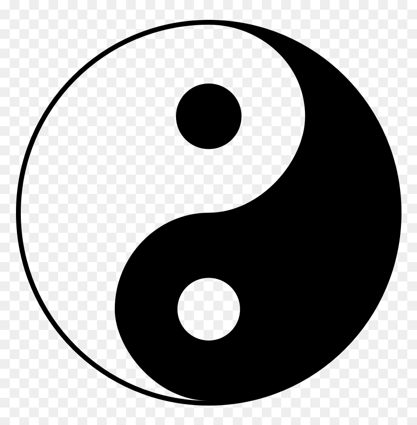 Yin-yang - Yin And Yang, HD Png Download - japanese symbols png