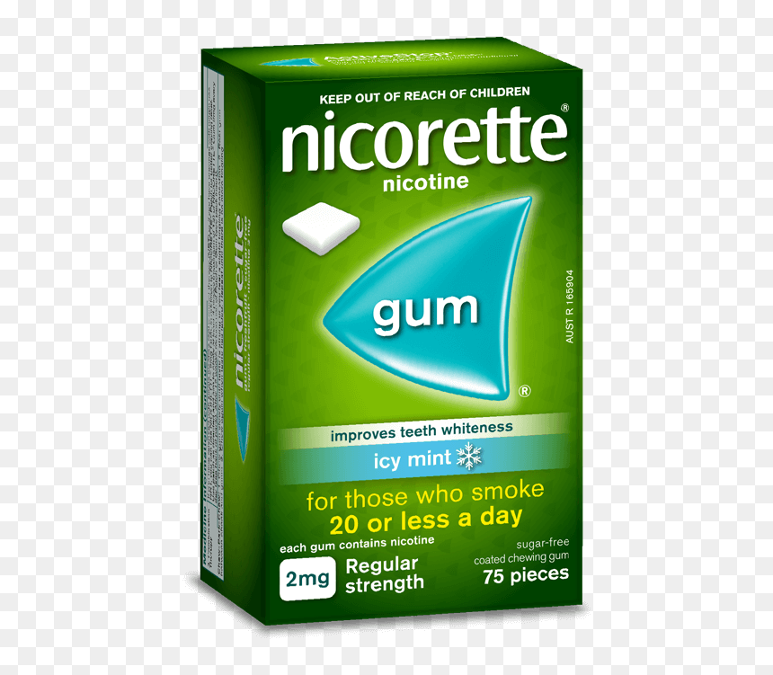 Nicorette Gum Icy Mint - Publication, HD Png Download - chewing gum png