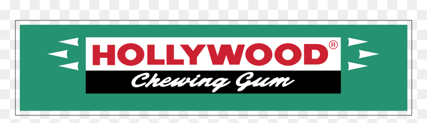 Hollywood Logo Png Transparent - Logo Hollywood Chewing Gum, Png Download - chewing gum png