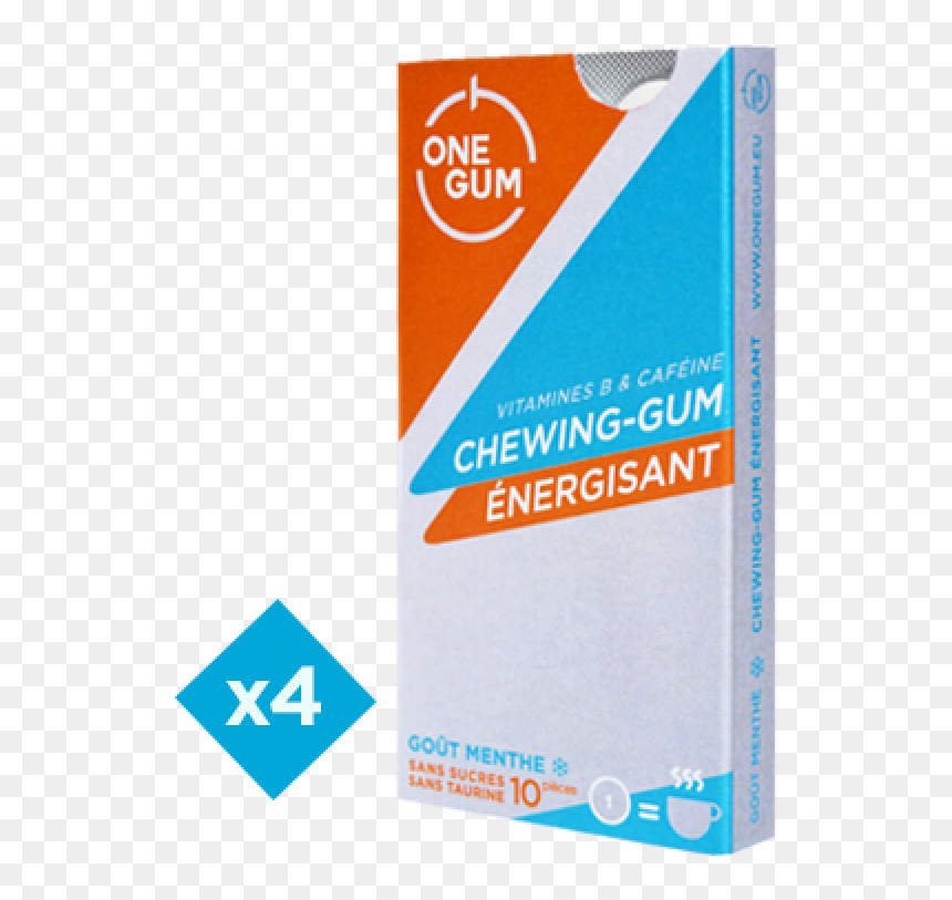 Boutiquex4 - One Gum Energisant, HD Png Download - chewing gum png