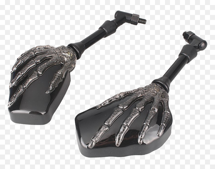 Led Skeleton Side Mirror - Goose, HD Png Download - side skull png