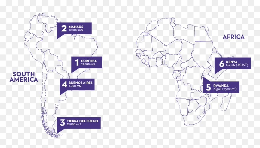 Positivo Bgh As A Group Has Six Strategically Located - Sub Saharan Africa Outline, HD Png Download - positivo png