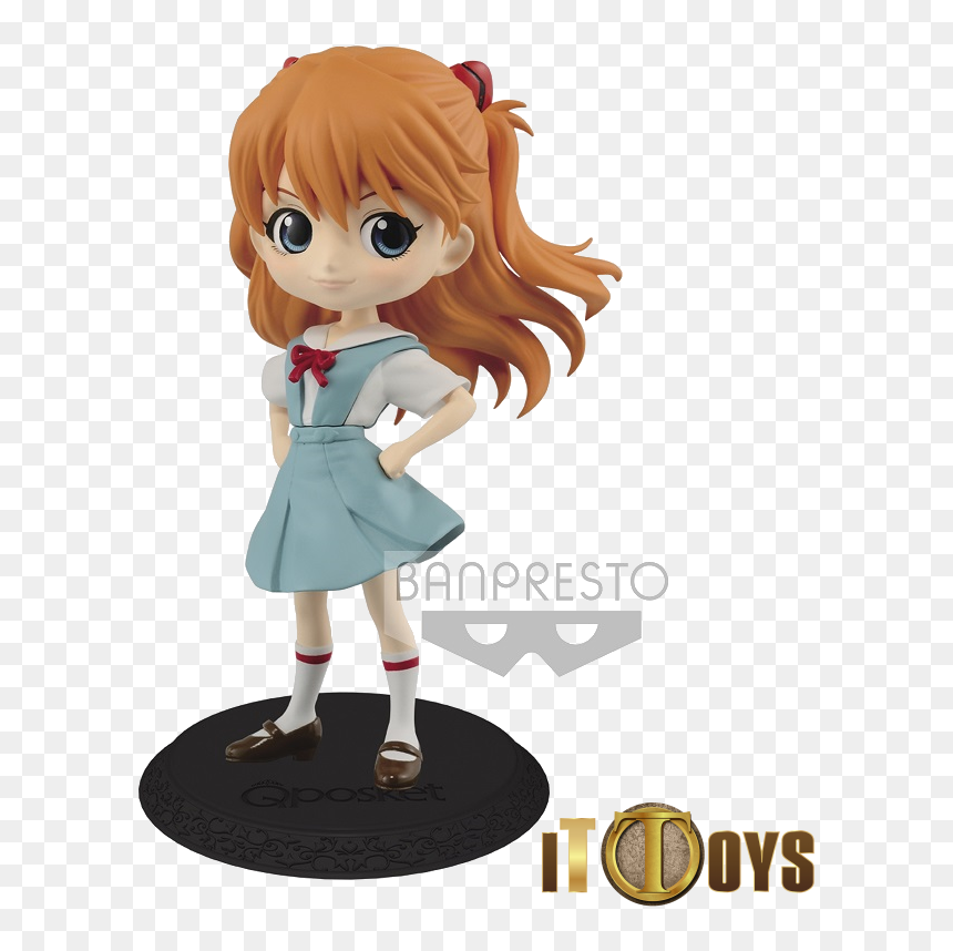 Evangelion Movie Q Posket Shikinami Asuka Langley -(, HD Png Download - asuka langley png