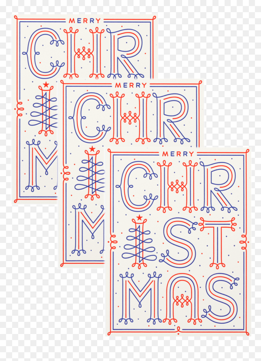 Christmas Card Pacck 3, HD Png Download - merry png