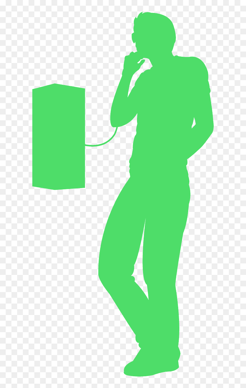 Clip Art, HD Png Download - phone silhouette png