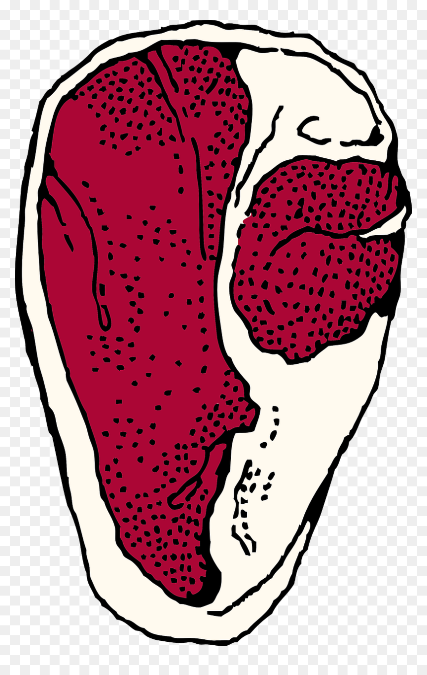 Steak Beef Meat - Clip Art Prime Rib, HD Png Download - meat clipart png