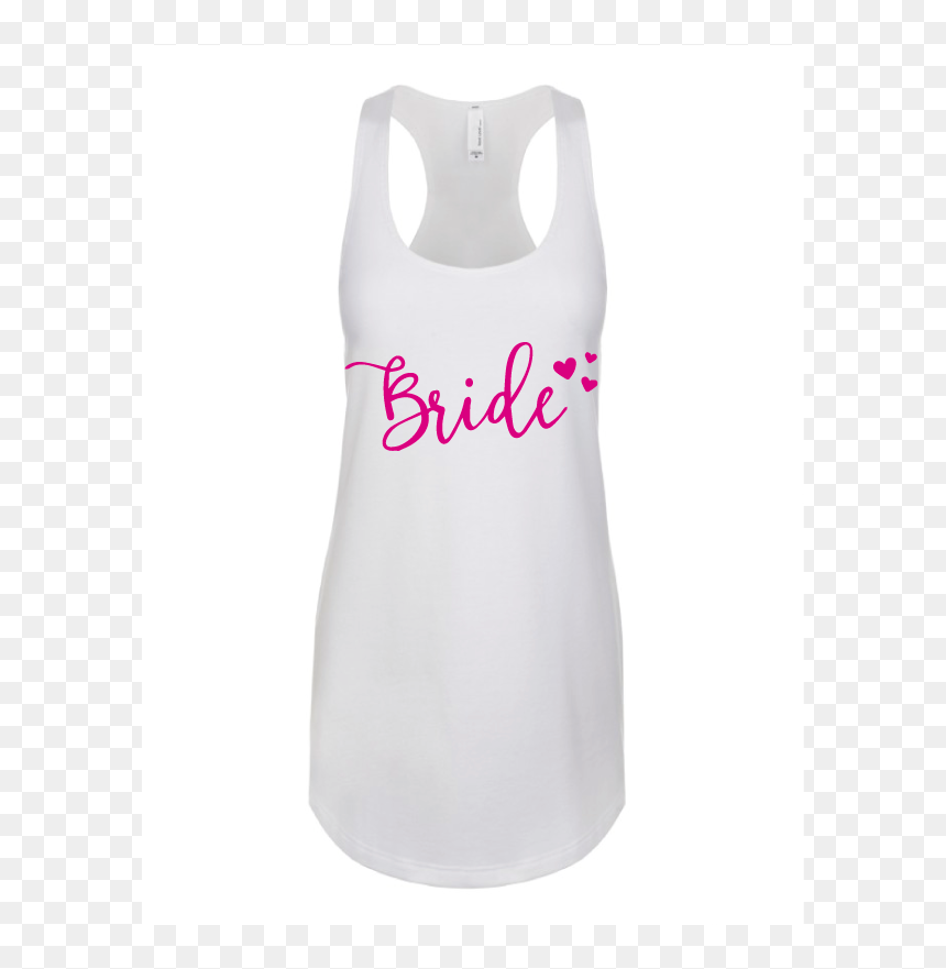Playera Blanca Bride 3 Corazones - Active Tank, HD Png Download - playera blanca png