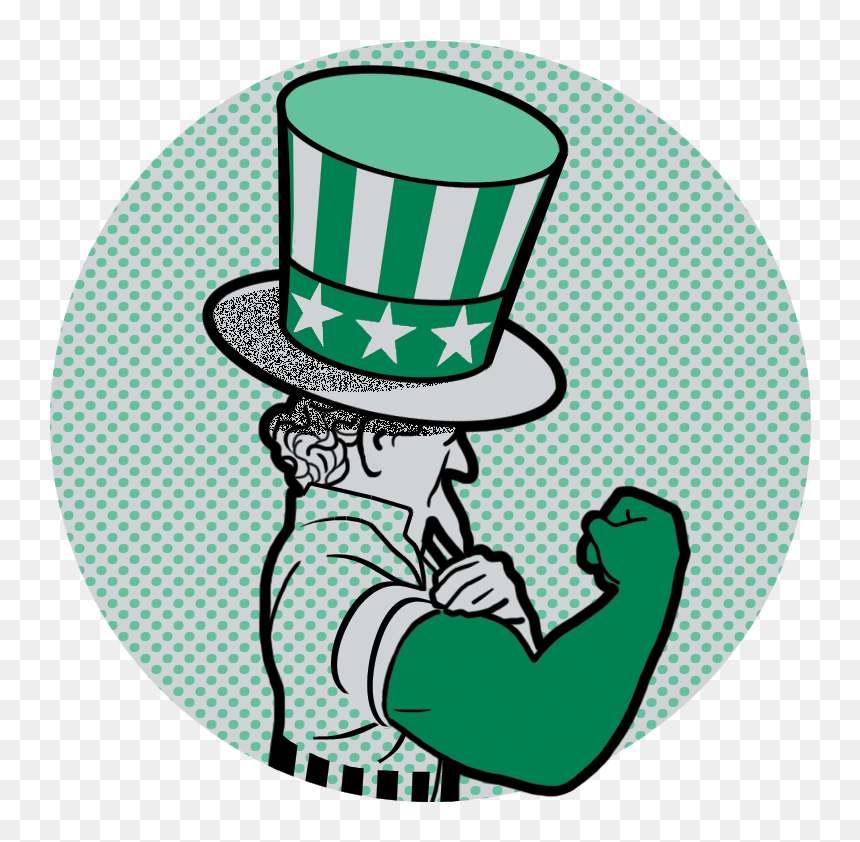 Gnd Green Muscle - Illustration, HD Png Download - blowing smoke png
