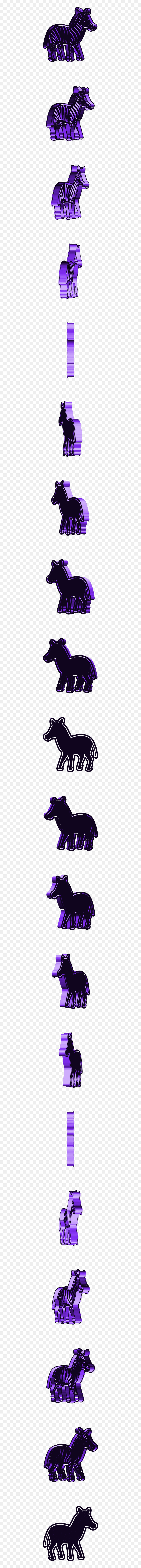 Animal Figure, HD Png Download - zebra silhouette png