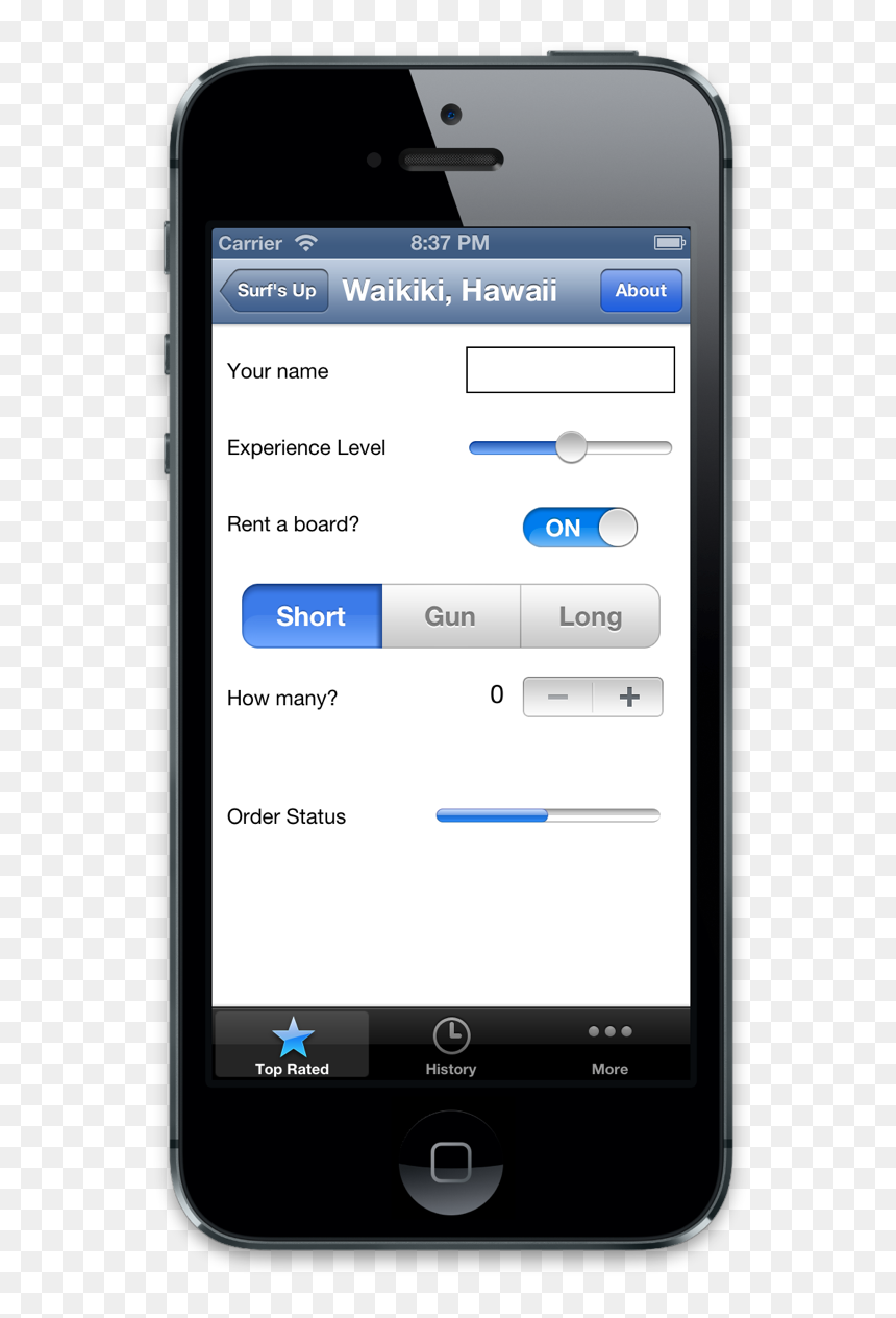 Screen Shot 2012 09 15 At 8 37 44 Pm - Write Email On Phone, HD Png Download - blank iphone screen png