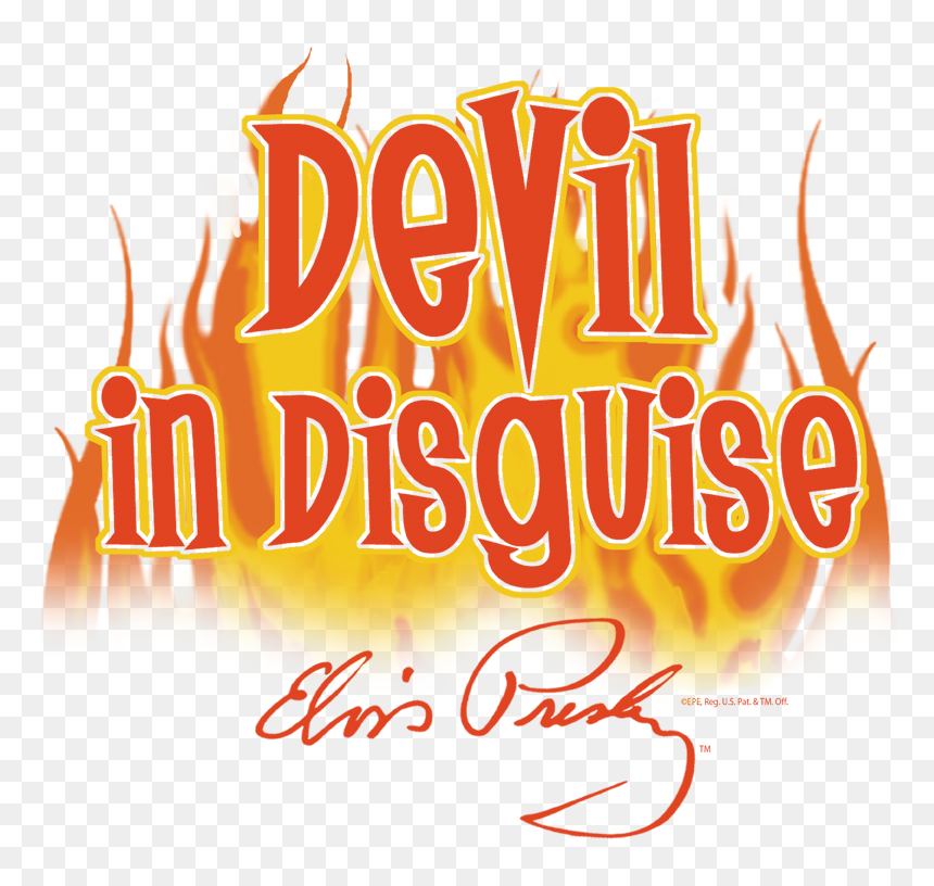 Elvis Presley Devil In Disguise Men"s Ringer T-shirt - Elvis Presley Signature, HD Png Download - elvis presley logo png