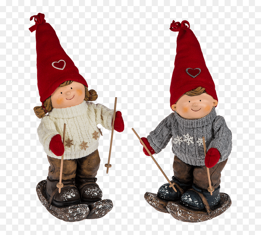 Weihnachtsfiguren Ski, HD Png Download - red fabric png