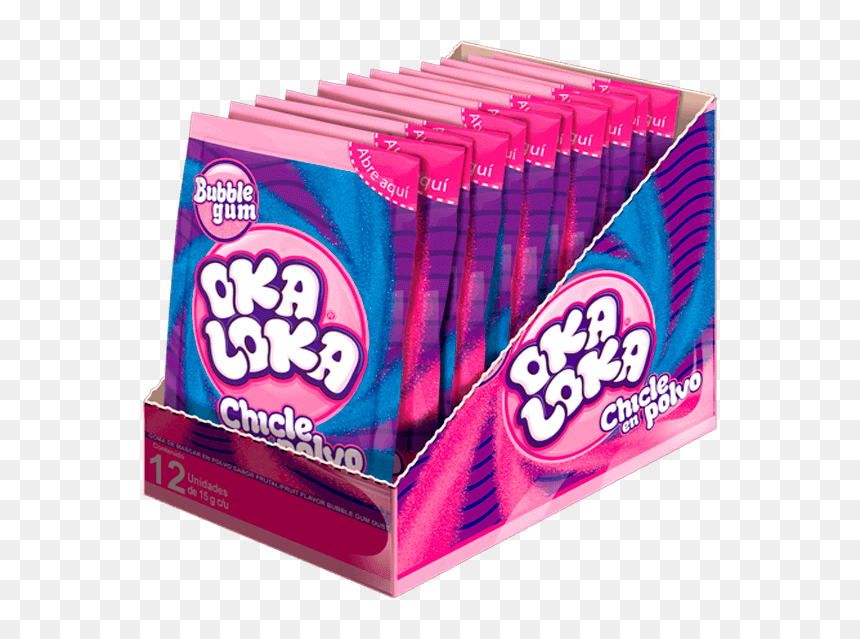 Transparent Polvo Png - Oka Loka Chicle En Polvo, Png Download - polvo png
