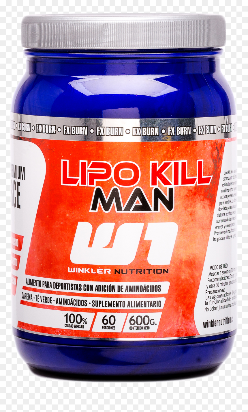 Lipo Kill Hombre Env - Bodybuilding Supplement, HD Png Download - polvo png